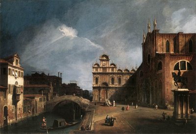 Santi Giovanni e Paolo e la Scuola di San Marco da Giovanni Antonio Canal